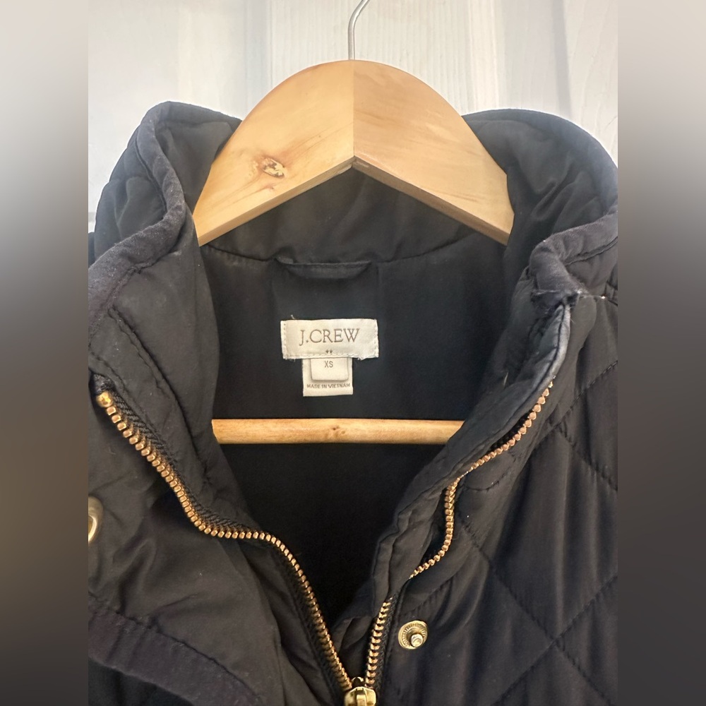 J.Crew Quilted Jacket – Women’s XS (Black) - Picture 4 of 7